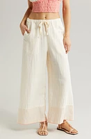 lemlem Desta Wide Leg Cover-Up Pants Ayele Blush at Nordstrom,