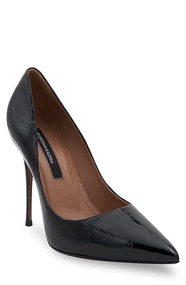 bcbg Nova Pump Black Crinkle Patent at Nordstrom,