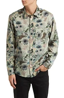 NN07 Hans 5036 Floral Button-Up Shirt Multi Colour Print at Nordstrom,