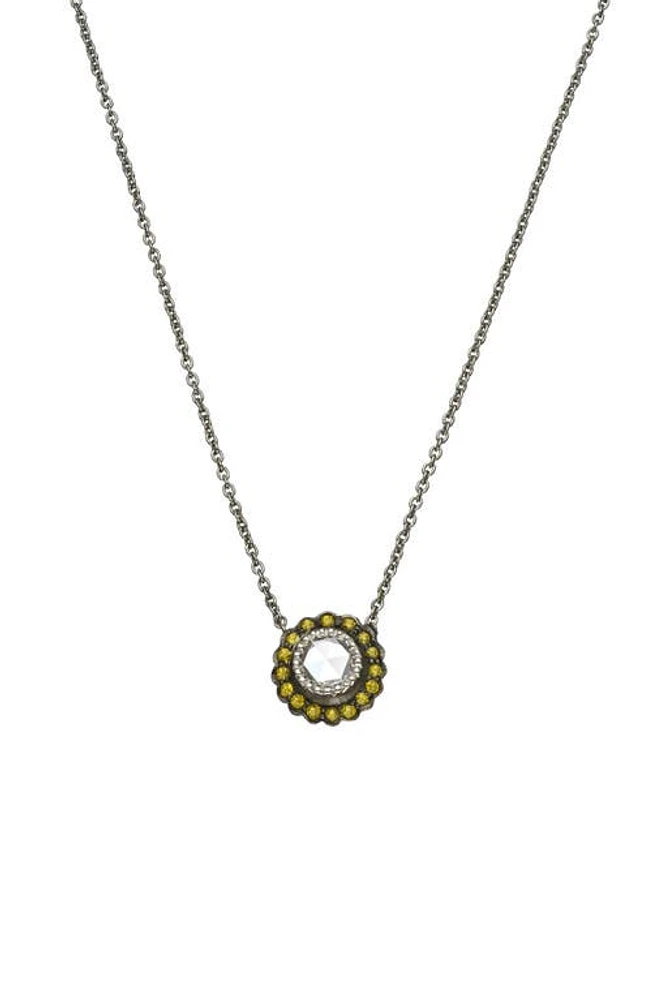 Sethi Couture True Romance Pendant Necklace in Green Diamond at Nordstrom