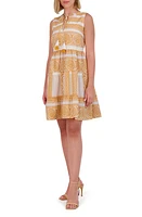 Vince Camuto Geometric Cotton Jacquard Dress at Nordstrom,