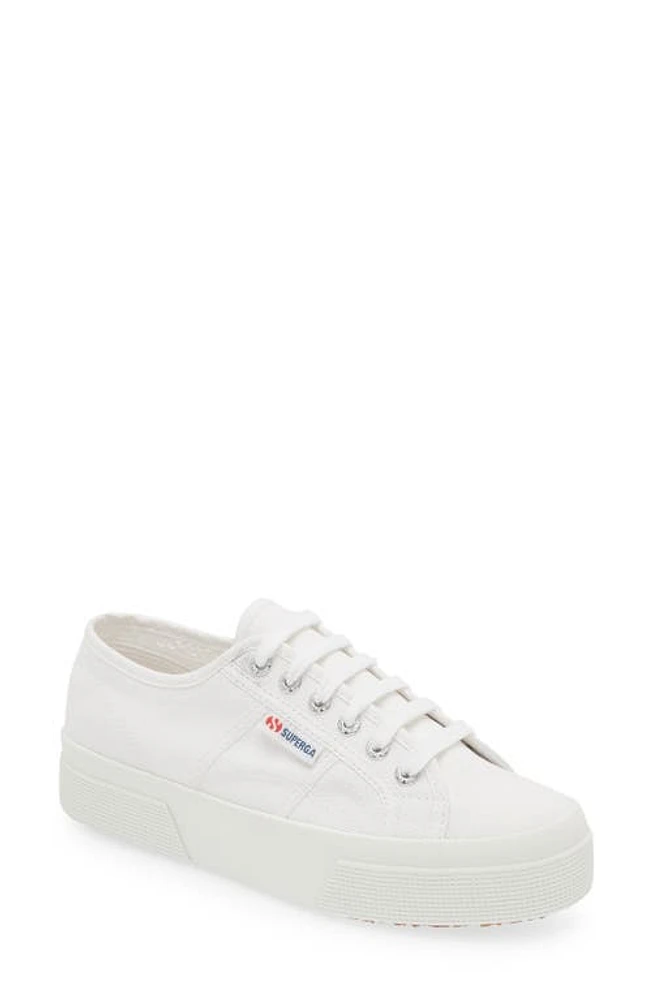 Superga 2740 Platform Sneaker White at Nordstrom,