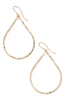 Nashelle Pure Small Hammered Teardrop Earrings in Gold at Nordstrom