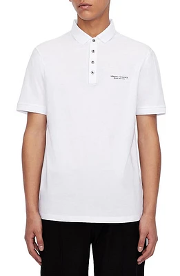 Armani Exchange Milano/New York Logo Polo at Nordstrom