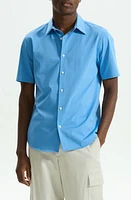 Theory Irving Short Sleeve Button-Up Shirt at Nordstrom,