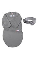 embé Starter 2-Way Long Sleeve Swaddle & Head Wrap Set in at Nordstrom