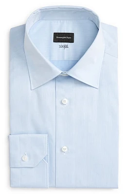 ZEGNA Men's Paul 100 Fili Button-Up Shirt in Light Blue at Nordstrom, Size 39