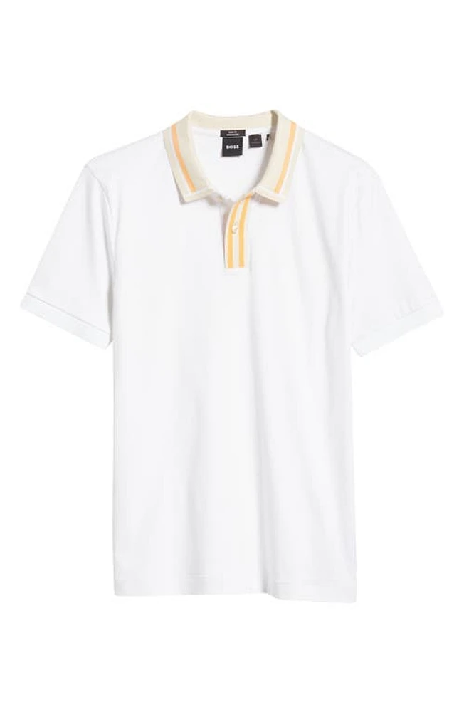 BOSS Phillipson Cotton Polo White at Nordstrom,