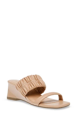 Anne Klein Ginny Wedge Sandal Smooth at Nordstrom,