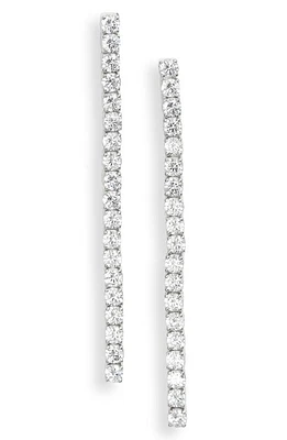 SHYMI Cubic Zirconia Drop Earrings in Silver at Nordstrom