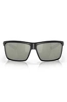 Costa Del Mar Rinconcito 60mm Polarized Rectangular Sunglasses in Silver at Nordstrom