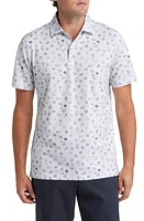 Bugatchi Victor OoohCotton Print Polo at Nordstrom,