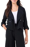 NIC+ZOE Rumba Linen Blend Moto Jacket at Nordstrom,