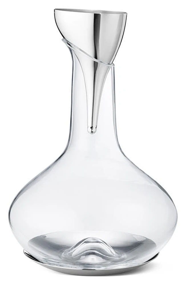 Georg Jensen Sky Wine Aerating Funnel in Silver at Nordstrom