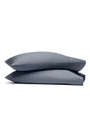 Boll & Branch Set of 2 Percale Hemmed Pillowcases in Mineral at Nordstrom