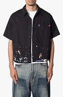 mnml Painter Short Sleeve Button-Up Shirt at Nordstrom