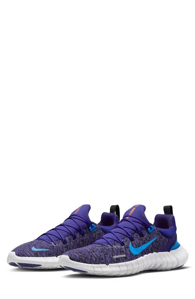 Nike Free Run 5.0 Running Shoe in Deep Royal Blue/Photo Blue at Nordstrom, Size 9