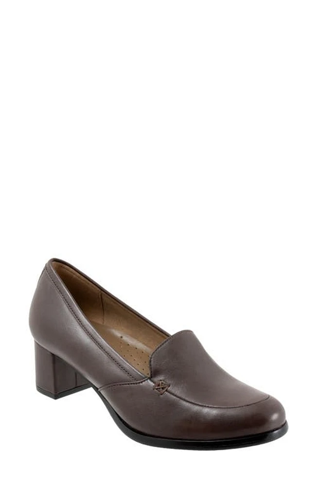 Trotters Cassidy Loafer Pump Dark Brown at Nordstrom,