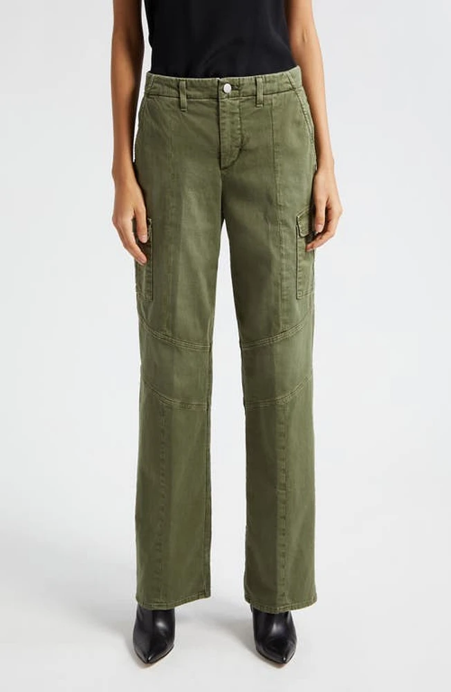 L'AGENCE Brooklyn Wide Leg Utility Jeans Brigade at Nordstrom,