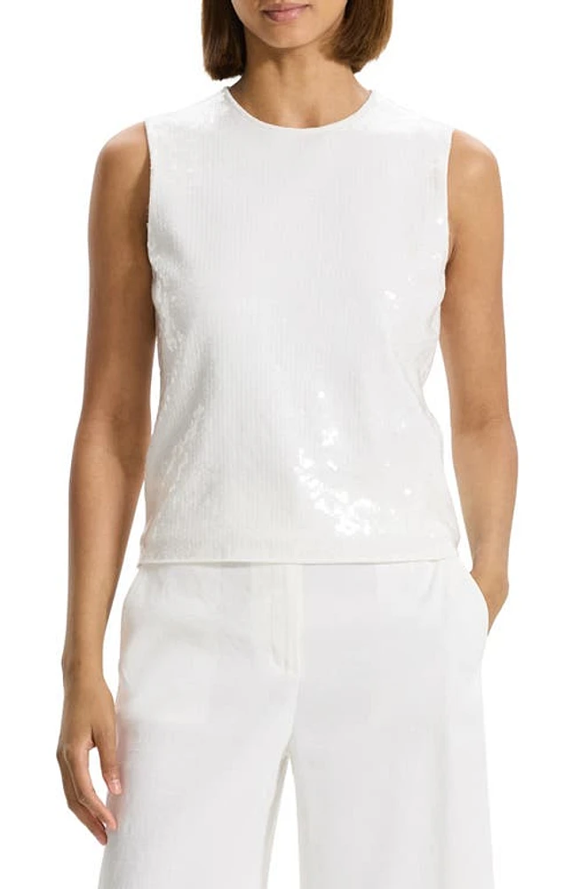 Theory Sequin Shell White at Nordstrom,