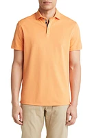 Stone Rose Performance Cotton Piqué Polo Papaya at Nordstrom,