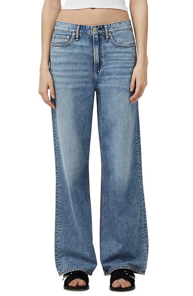 rag & bone Featherweight Logan Wide Leg Jeans Audrey at Nordstrom,