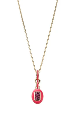 Cast The Stone Charm Necklace in Ruby at Nordstrom, Size 18