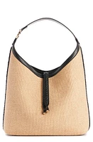 Chloé Marcie Raffia Hobo Bag in Hot Sand at Nordstrom