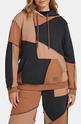 UGG(r) Raini Piecework Hoodie Cedar Bark Multi at Nordstrom,