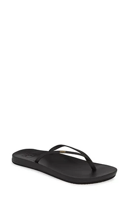 Reef Cushion Bounce Slim Flip Flop Black at Nordstrom,