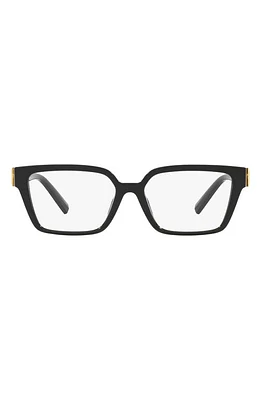 Tiffany & Co. 53mm Rectangular Optical Glasses in Black at Nordstrom