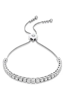 Sara Weinstock Isadora Eternity Diamond Bolo Bracelet in White Gold at Nordstrom