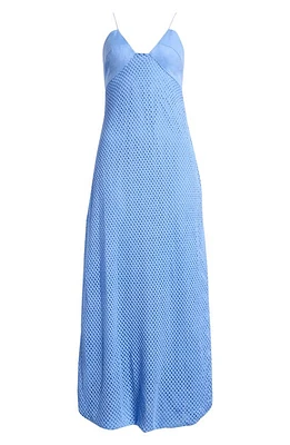 Faithfull the Brand Ciele Maxi Sundress Azalea Mid Blue at Nordstrom,