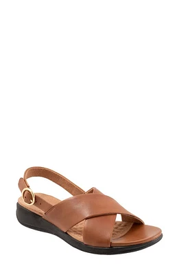 SoftWalk Tillman Slingback Sandal Luggage at Nordstrom,