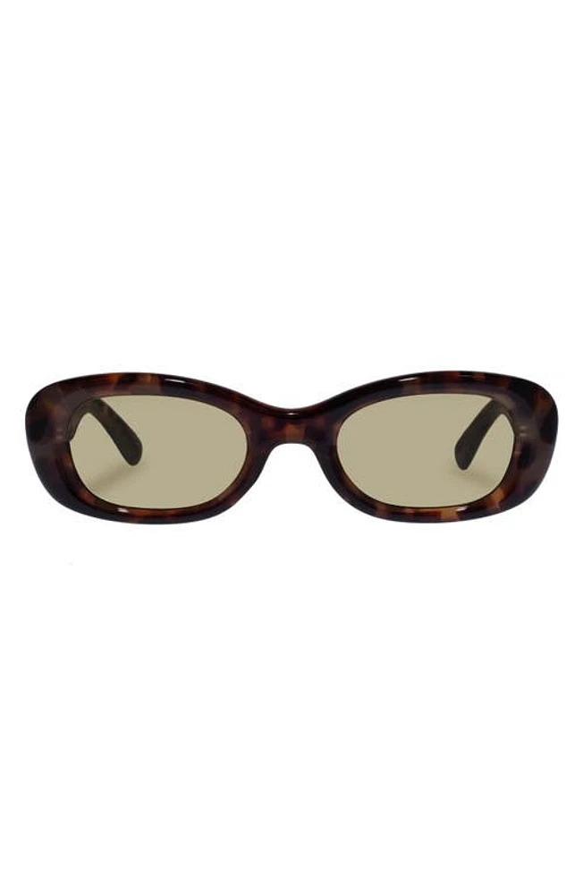 AIRE Calisto 49mm Small Oval Sunglasses in Dark Tortoise at Nordstrom