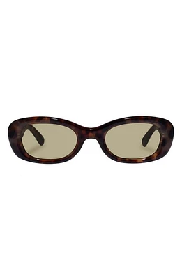 AIRE Calisto 49mm Small Oval Sunglasses in Dark Tortoise at Nordstrom