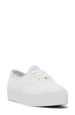 Keds Point Leather Sneaker White at Nordstrom,