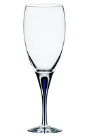 Orrefors Intermezzo White Wine Glass in Clear/Blue at Nordstrom