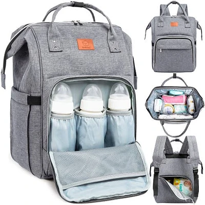 KeaBabies Original Diaper Bag in Classic Gray at Nordstrom