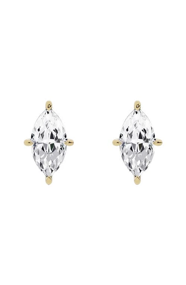 Jennifer Fisher 18K Gold Marquise Lab Created Diamond Stud Earrings in 18K Yellow Gold at Nordstrom