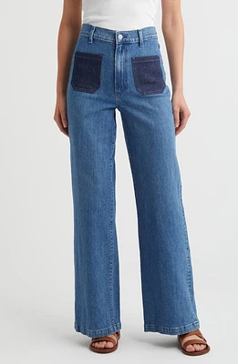 Le Jean Virginia Wide Leg Jeans Rosalie at Nordstrom,