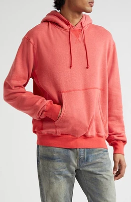 John Elliott Vintage Wash Fleece Hoodie Crimson at Nordstrom,