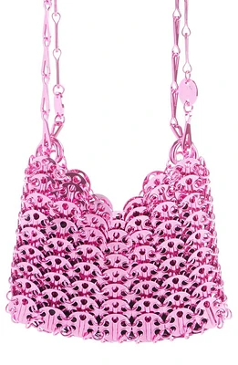 Rabanne 1969 Nano Iconic Shoulder Bag in Fuchsia at Nordstrom