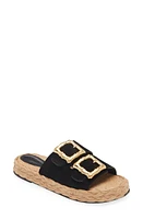 Schutz Enola Rope Platform Sandal Black at Nordstrom,