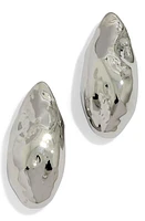 Alexis Bittar Molten Puffy Teardrop Earrings in Silver at Nordstrom