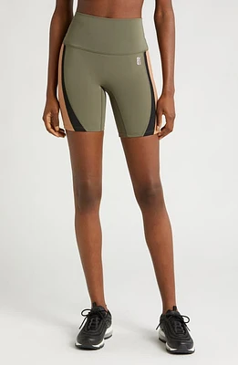 P. E Nation Headline Bike Shorts Stone Grey at Nordstrom,