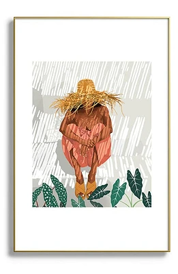 Deny Designs Bohemian Vacay Framed Art Print in Golden Tones at Nordstrom