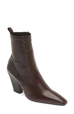 Brunello Cucinelli Monili Heel Bootie C7611 Dark Brown at Nordstrom,