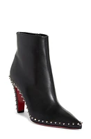 Christian Louboutin Vidura Studded Pointed Toe Bootie Bk01 Black at Nordstrom,