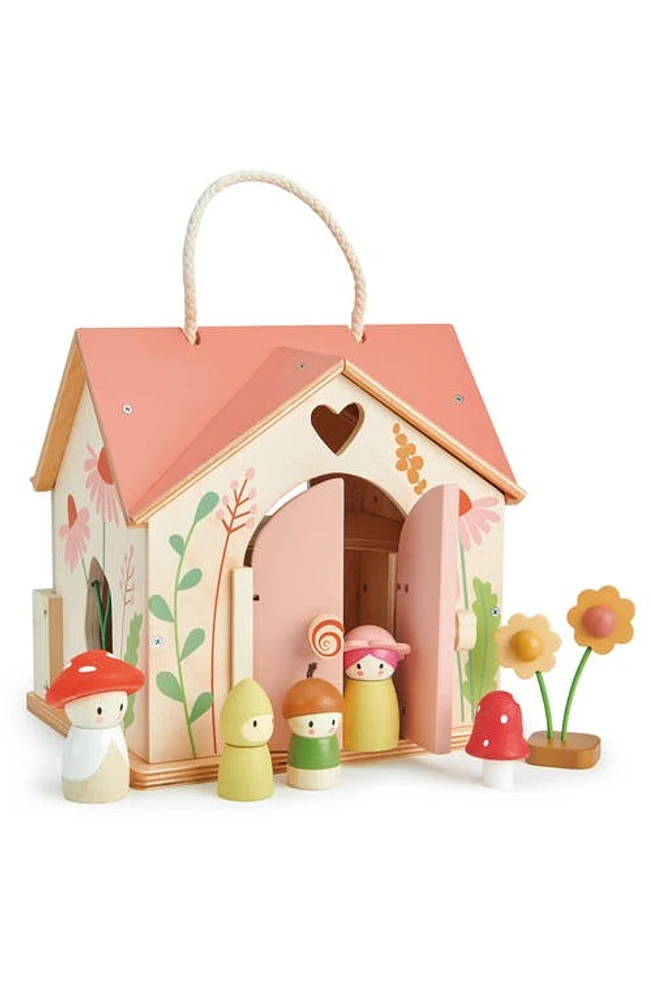 Tender Leaf Toys Rosewood Cottage Wooden Dollhouse Set in Multi at Nordstrom